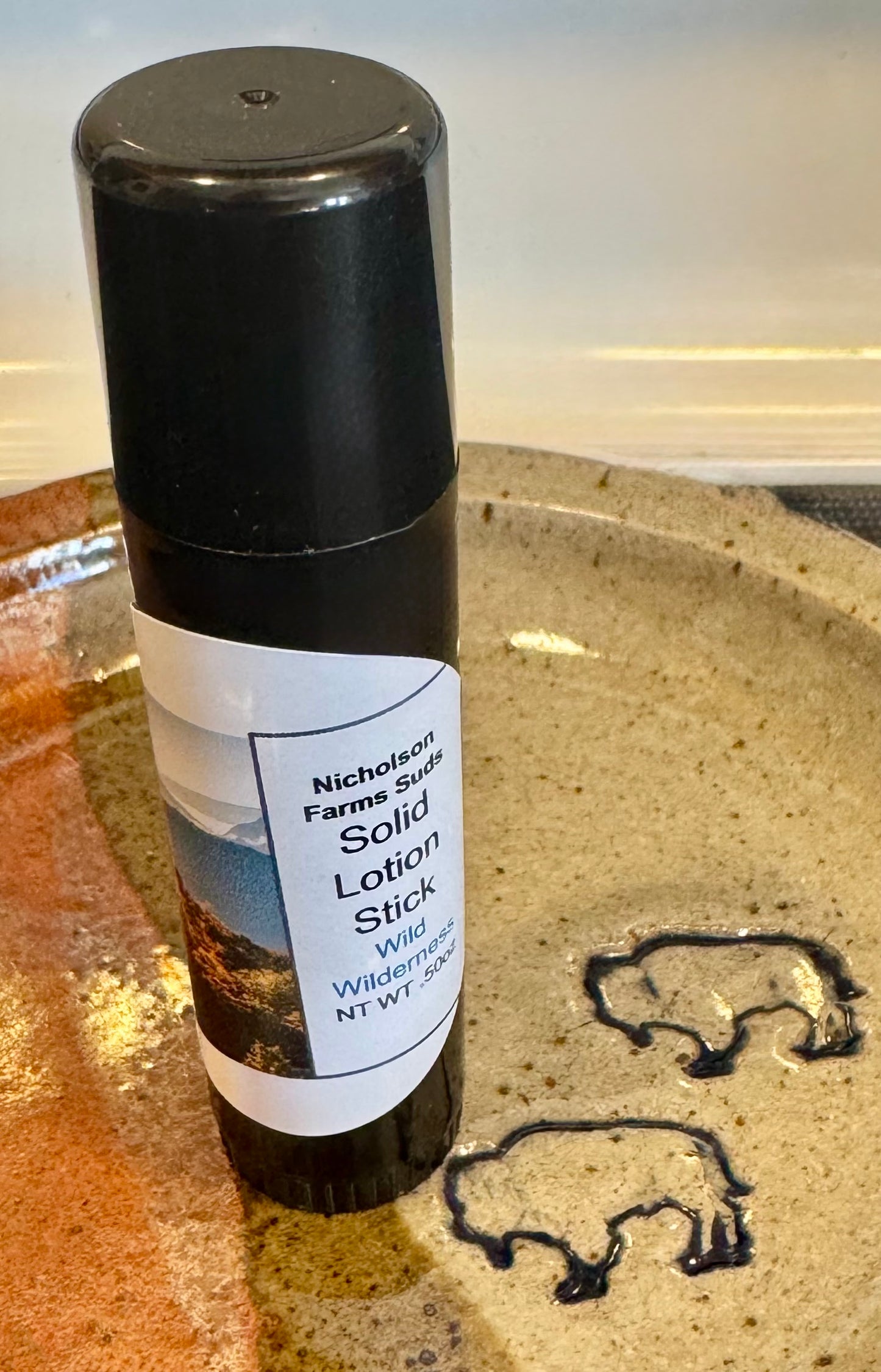 Solid Lotion Stick with Hemp Oil