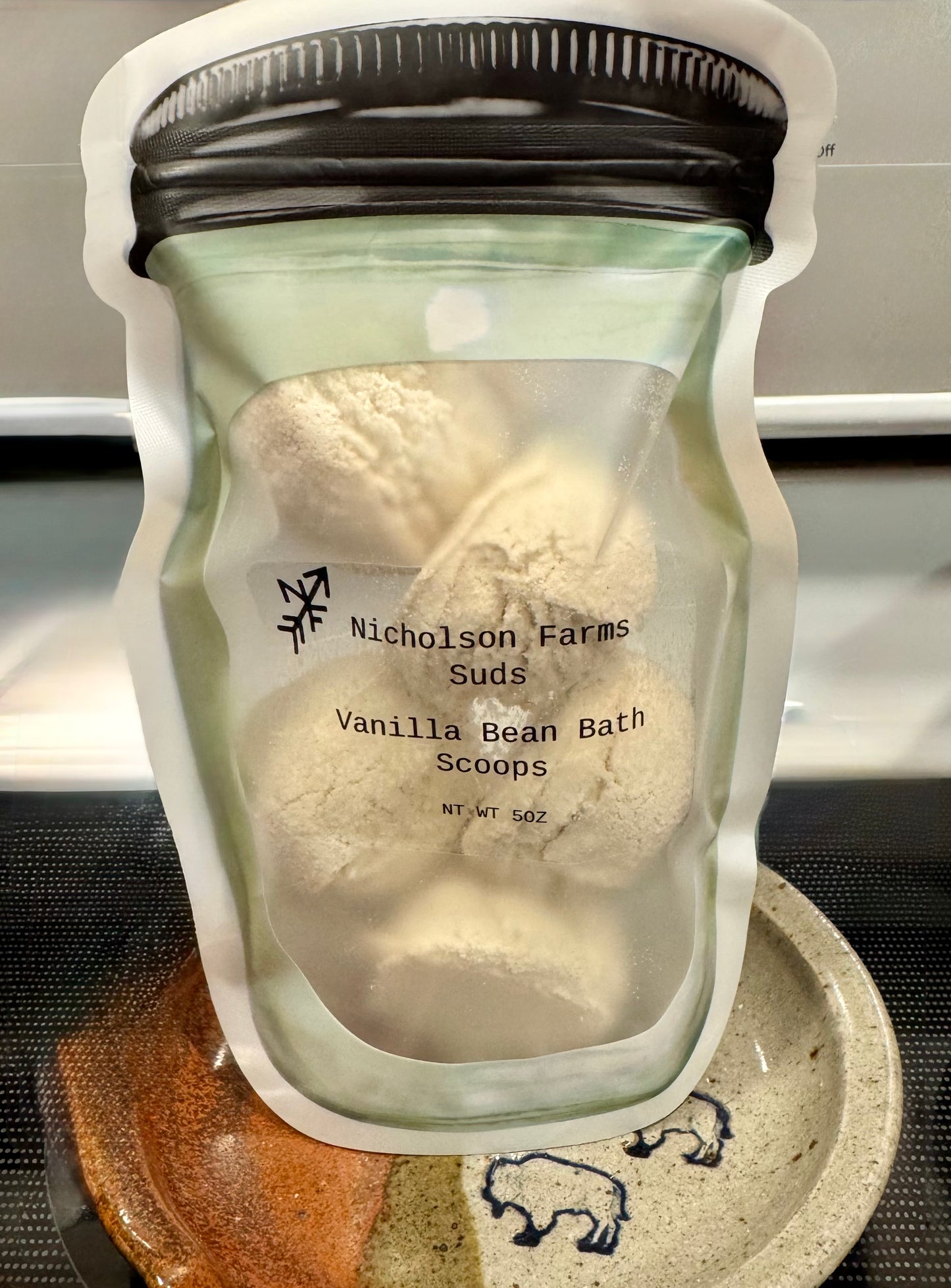 Vanilla Bean Bath Scoops